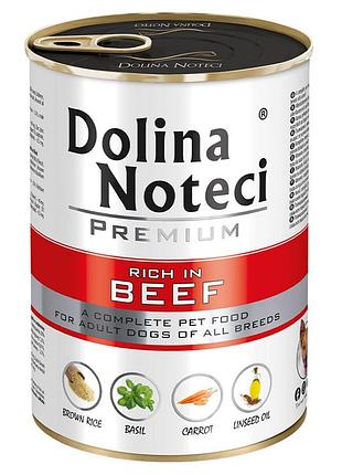 Корм конс.dolina noteci для собак з яловичиною, 400 гр (24 шт/уп)