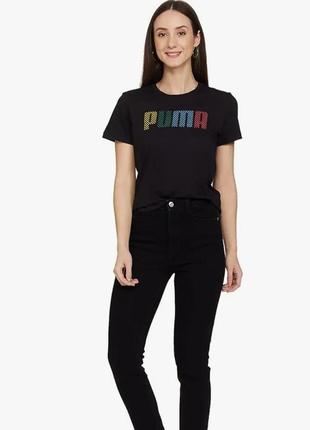 Хлопковая футболка puma l/12- 142 фото