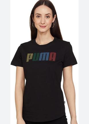 Хлопковая футболка puma l/12- 141 фото