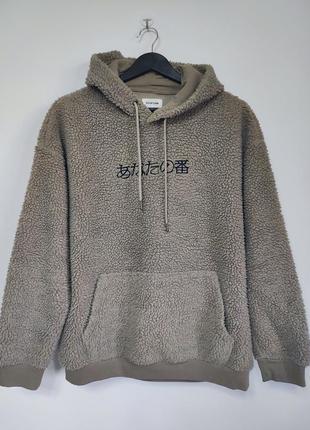 Худі толстовка реглан кофта чоловіча барашек yourturn over size man, розмір l, xl, xxl, 3xl