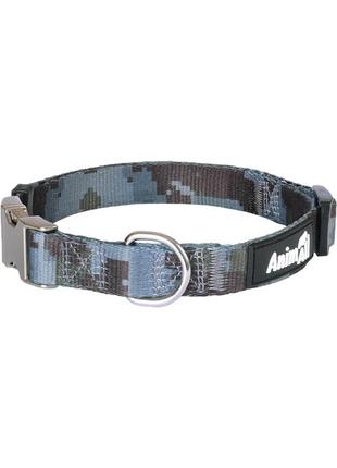 Нашийник animall hl-c-t001a m-5 2x33-50 см сірий (9135) (2000981199135)