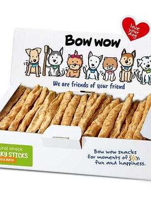 Лакомства для собак "bow wow" палички з м'ясом птиці та юки (50 шт/уп ) box
