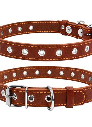 Нашийник "collar" безрозмірний (ширина 20мм, довжина 50см) коричневий