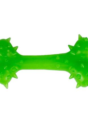 Іграшка "agility"для собак кістка 8см, зелена, 240шт/ящ
