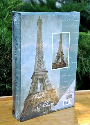Фотоальбом "париж", 300 фото, 10×15 см (только плёночный карман для фото)
