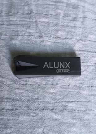 Нерабочая флешка 3.0 64 гб alunx металлическая