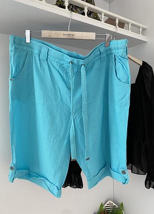 Крутые котоновые шорты батал marks & spencer