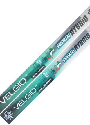 Комплект гібридних щіток склоочисників velgio universal hybrid для skoda kodiag з 2023 ve-33