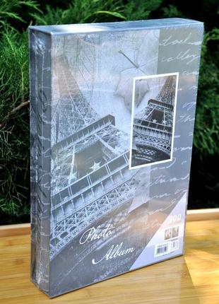 Фотоальбом "париж", 300 фото, 10×15 см (только плёночный карман для фото)