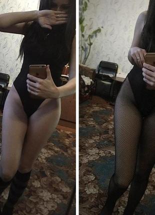 Боди женское трикотажное в рубчик с молнией без рукавов, комбидресс с вырезом декольте zsi...