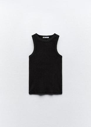 Топы майки zara рубчик в наличии оригинал7 фото