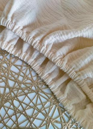 Простыни муслиновые в коляску, люльку, размер 40*80 (#6139)