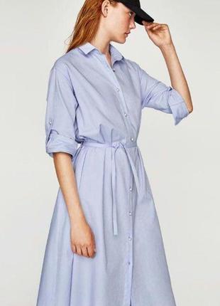 Платье 👗 платье -рубашка zara стильное классное модное  элегантное