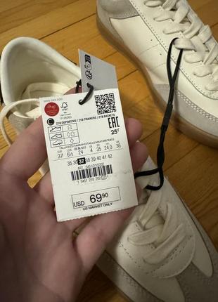 Шкіряні кросівки zara10 фото