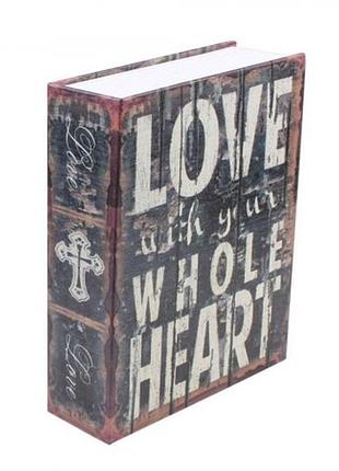 Книга сейф love+подарунок