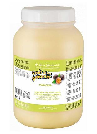 Маска iv san bernard maracuja для довгої шерсті, з протеинами шовку та маракуєю, 3л ( 2ш/уп)