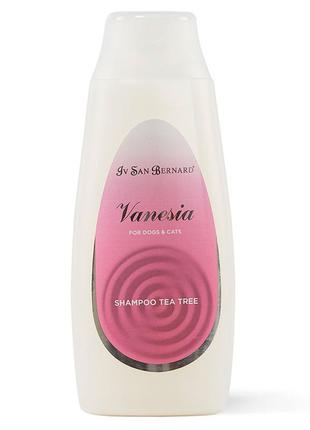 Шампунь iv san bernard anti parassitario tea tree,з чайним деревом для котів і собак, 300мл