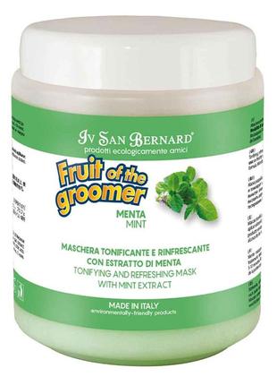 Маска iv san bernard mint освіжаюча і тонізуюча, з м'ятою та вітамином в6, 1л (6 шт/уп)