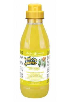 Шампунь iv san bernard ginger and elderberry дезінфікуюча, з бузиною та імбирем, 500мл (12 шт/уп)