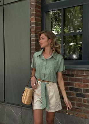 Костюм шорты + блуза