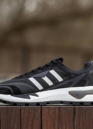 Чоловічі демісезонні спортивні кросівки adidas retropy p9 black white