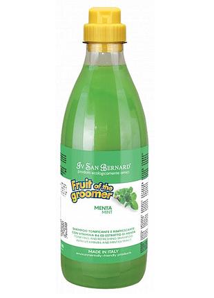 Шампунь iv san bernard mint освіжаюча і тонізуюча, з м'ятою та вітамином в6, 1л (6 шт/уп)