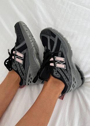 Жіночі кросівки new balance 1906 black / pink premium