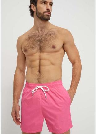 Calvin klein, мужские коралловые пляжные купальные шорты, 2xl