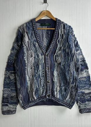 Tundra candada 3d knit coogi style мужской кардиган