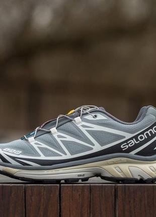 Salomon xt-6 avd dover silver black мужские демисезонные кроссовки2 фото