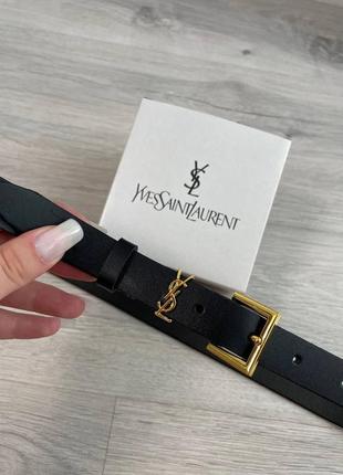 Ремень женский 2см эко турция золото кожа, ремень черный с коробкой, ремень пояс в...