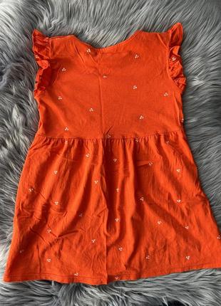 Яркое платье с вишнями, коттоновое платье на лето4 фото