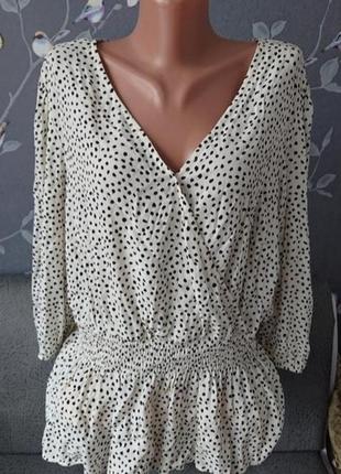 Красивая женская блуза большой размер батал 50 /52/54 блузка1 фото