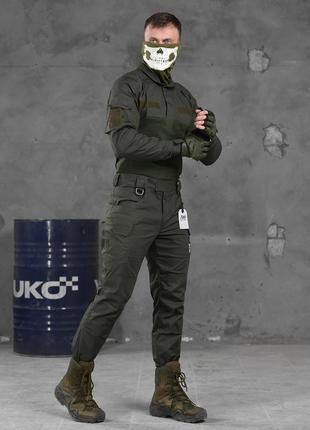 Стрейчевый тактический костюм 7.62 tactical minnesota масло койот3 фото