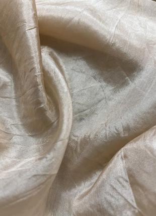 Персіковий колір шовкова хустка шовк 100% натуральний шовк2 фото