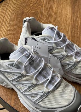 Жіночі кросівки саломон хт-6 білі з сірим / salomon xt-6 white grey 1454646 фото