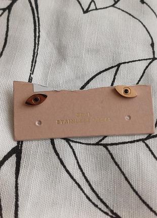 Сережки пусети stainless steel