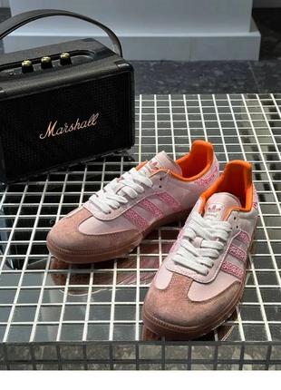 Кросівки adidas samba pink3 фото