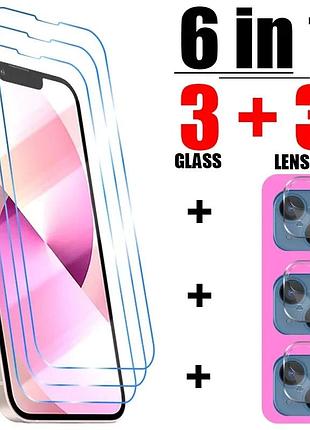 6в1 защитная стекло для экрана iphone 12