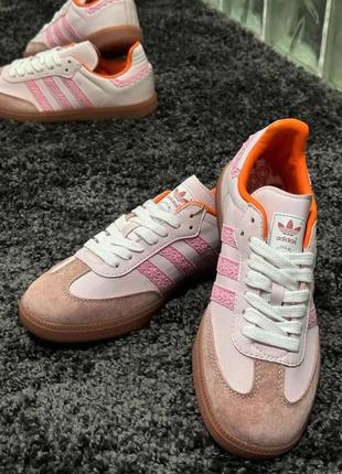 Кроссовки adidas samba pink5 фото