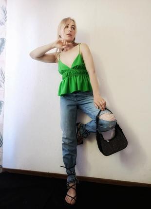 Женский топ на бретелях zara