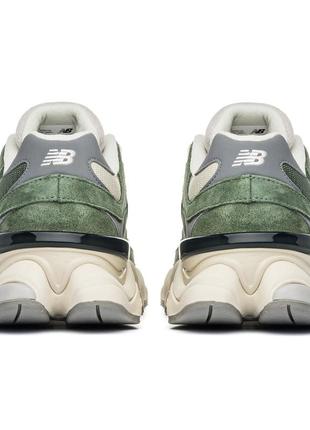 Кросівки new balance 9060 white green5 фото