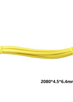 Фитнес-резинка, тренировочная лента 5 кг желтый