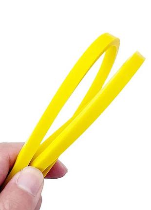 Фитнес-резинка, тренировочная лента 5 кг желтый