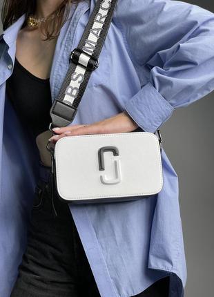 Жіноча сумка крос-боді преміум якості у стилі marc jacobs the snapshot7 фото