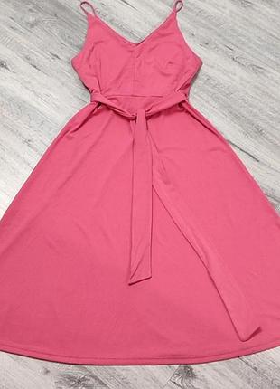 Фірмова сукня  плаття сарафан міні стильна модна трендова літня повсякденна нарядна гепюрова