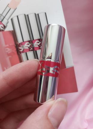 Миниатюра бальзама-плампера для губ ysl rouge volupte candy glaze