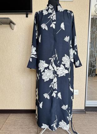 Стильное, длинное платье, платье на пуговицах autograph от marks &amp; spenser, оригинал