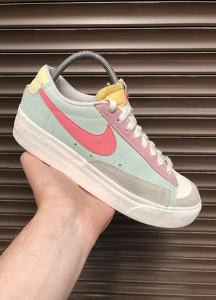 Кросівки nike blazer low platform 39р 25см оригінал кеди