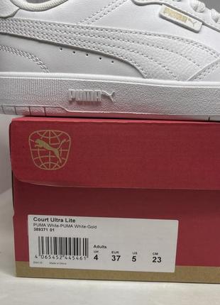 Кросівки кеди жіночі ( оригінал)  puma court ultra lite 389371_018 фото